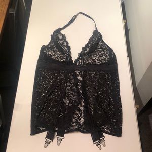 Victoria’s Secret corset black (L)